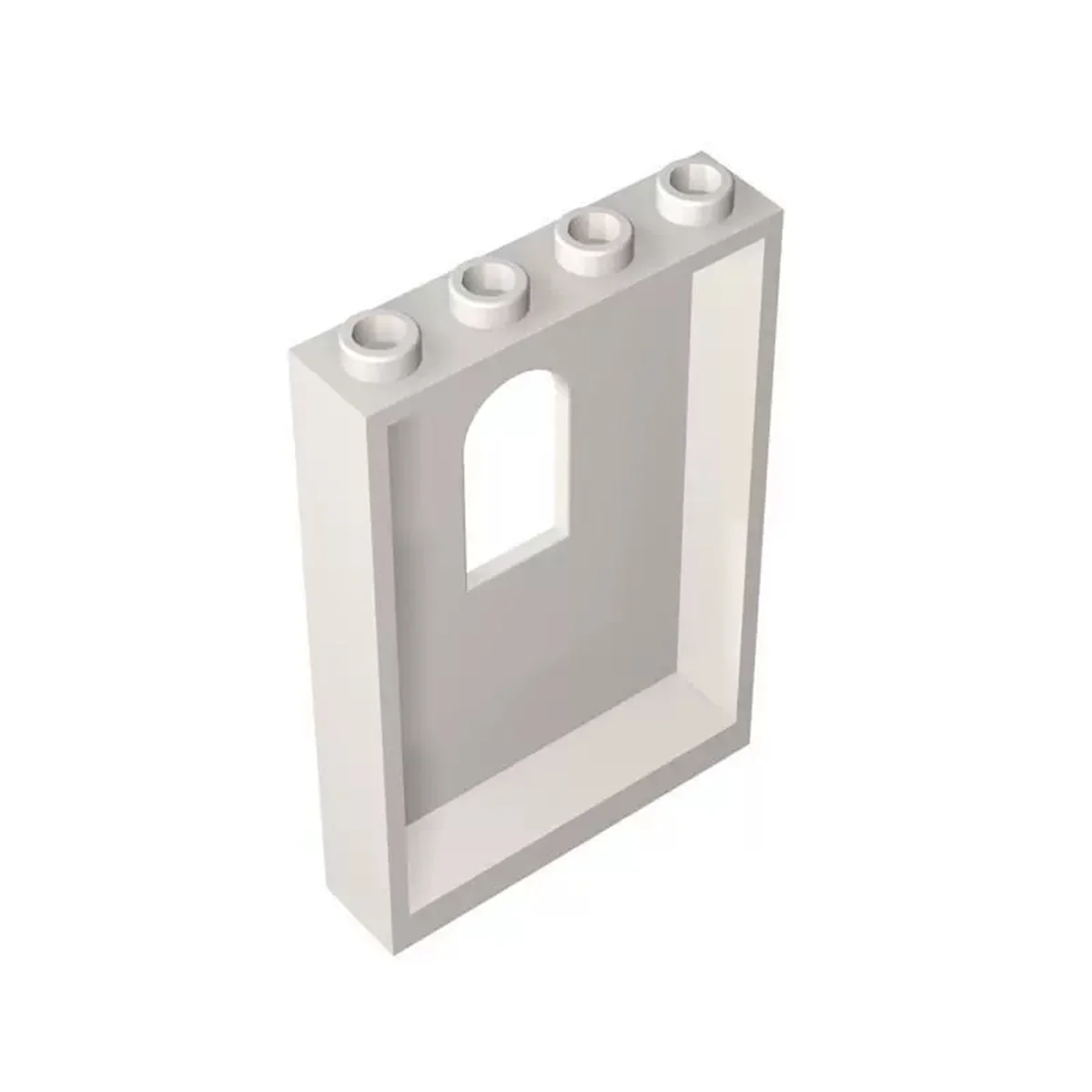 10 Stück Wand 1x4x5 mit gebogenem Schlitz Fenster, Wände & Türen Bau- & Möbelkompatibel 60808 Selbstverriegelnde Bausteine Spielzeugzubehör – Detail 1