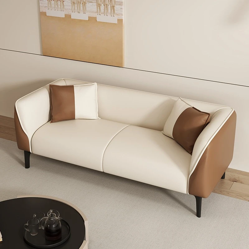 comfortable Nordic sofa office rest area living room double sofa modern reception minimalist banken woonkamer office furniture
