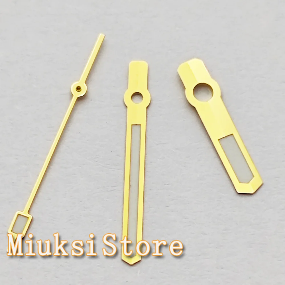 NH35 ساعة الأيدي الفضة/الأزرق/الذهب/بندقية/الذهب الوردي ساعة الأيدي الأخضر مضيئة صالح NH35 NH36 ساعة يد تعمل بالحركة اكسسوارات أجزاء #3