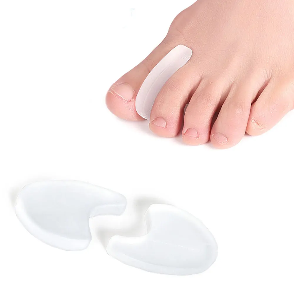 Séparateurs d'orteils S/M/L, 2 pièces, Gel de Silicone souple, coussinet de protection des pieds, coussin de cale, entretoises, traitement de relaxation des ongles, outil de soins des pieds
