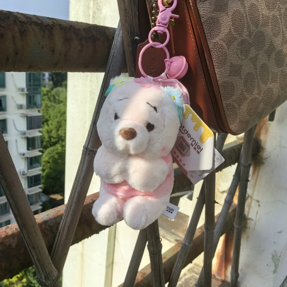 Disney perfumed Winnie brelok z misiem pluszowa plecak na zabawki dekoracja z wisiorków zabawka dla dzieci miękkie i wygodne wypchana lalka