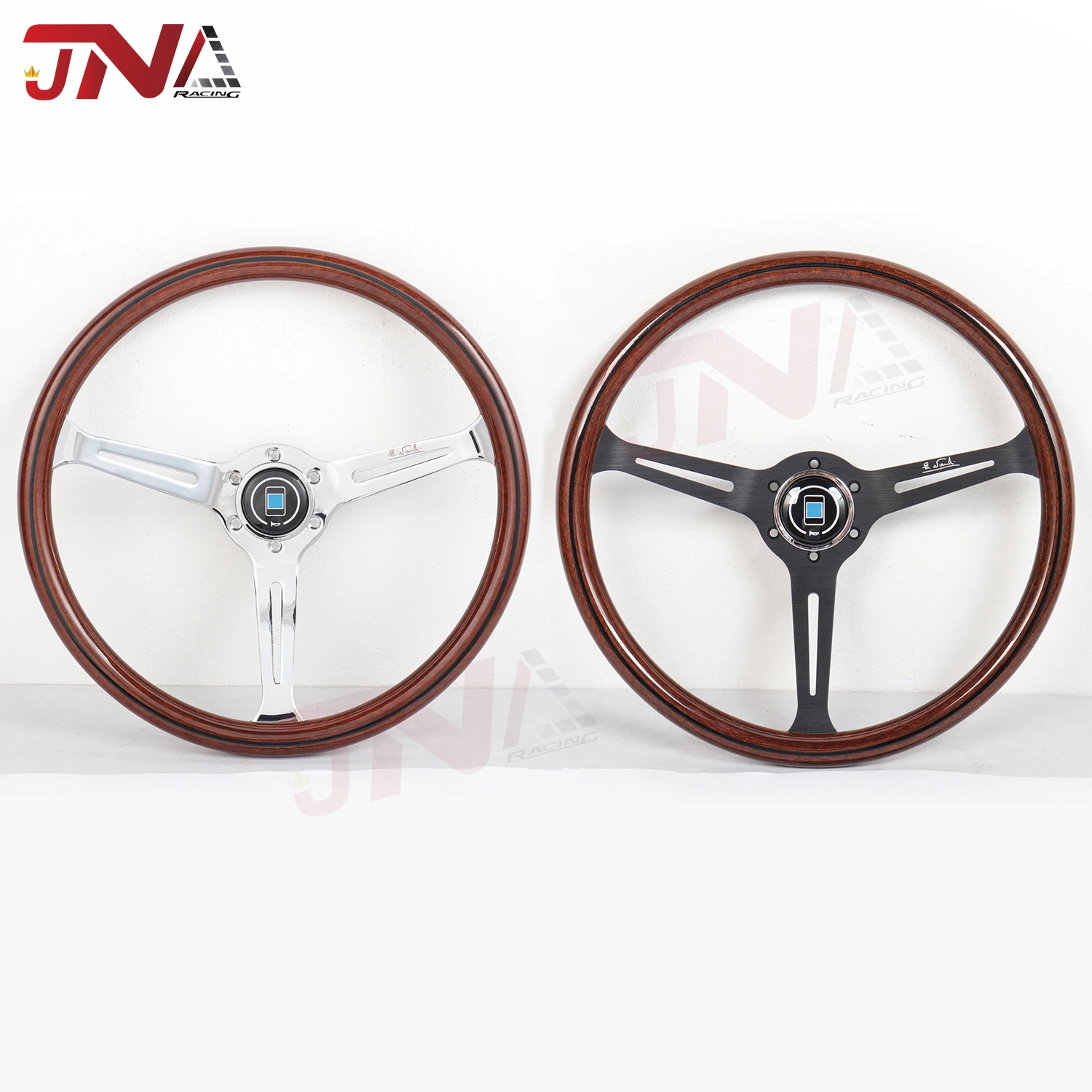 Universal Classic Wood Grain NARDI Steering Wheel 380mm 15 inch JDM Racing Sports Car Steering Wheel PC-ST76C