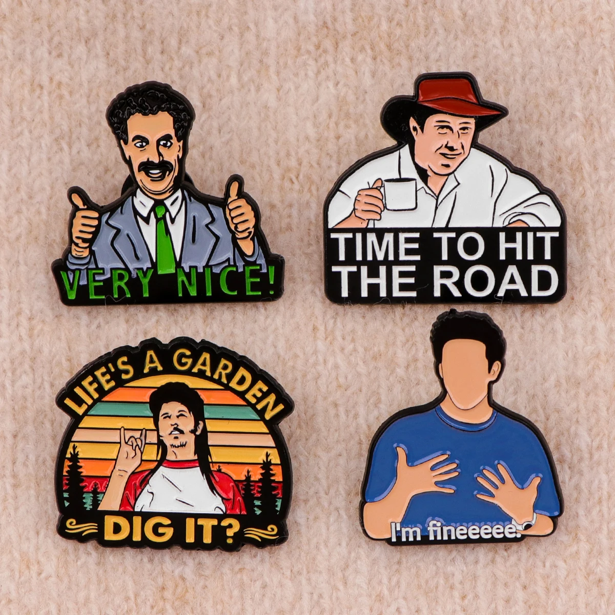 Motivational Phrase Enamel Pins Metal Quotation Brooch Backpack Hat Bag Lapel Badges Men Women Fashion Jewelry Collection Gift