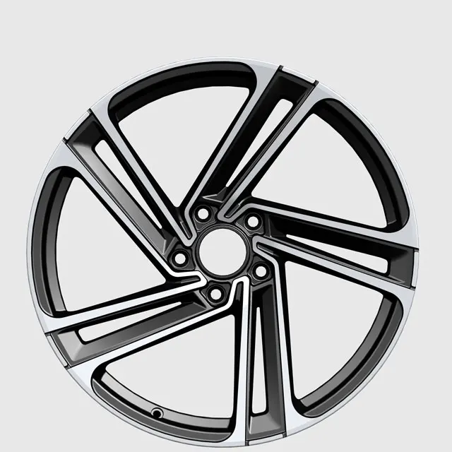 Tyre20*8.5 Inch 5*114.3 5*114.3 5*115 5*120 PCD Five-spoke Rotating Style Aluminum Alloy Passenger Car Wheel HubForged Wheels P