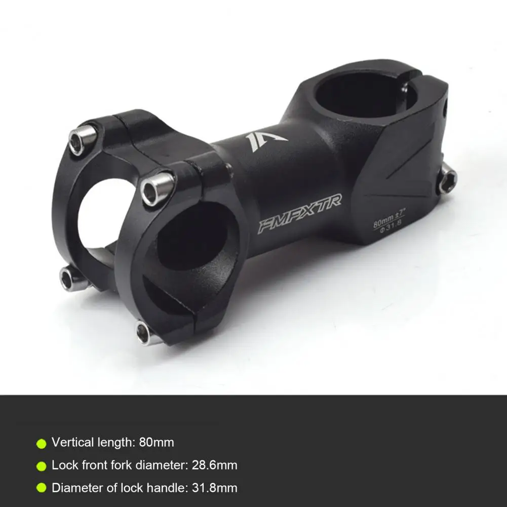 

Bicycle Riser Stem Universal Adjustable Long Service Life 38/80/90mm MTB Handlebar Riser Stem for Exercise