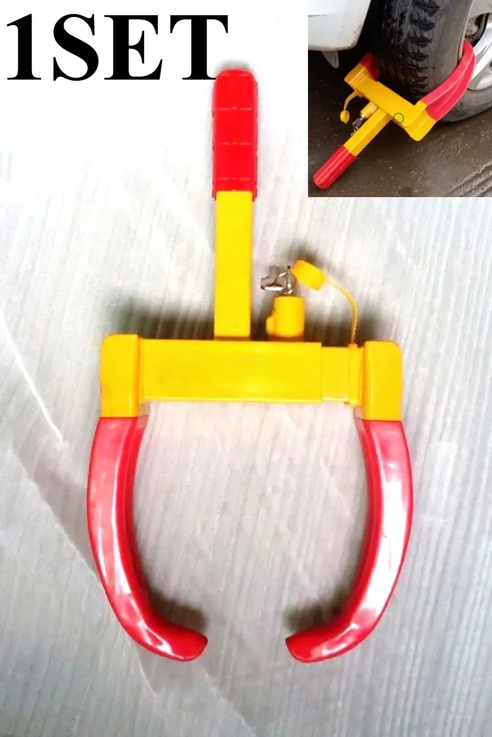 2027-1PCS For Tire Lock Wheel Lock Car Anti-theft The Wheels And Parking Vise Round Zipper