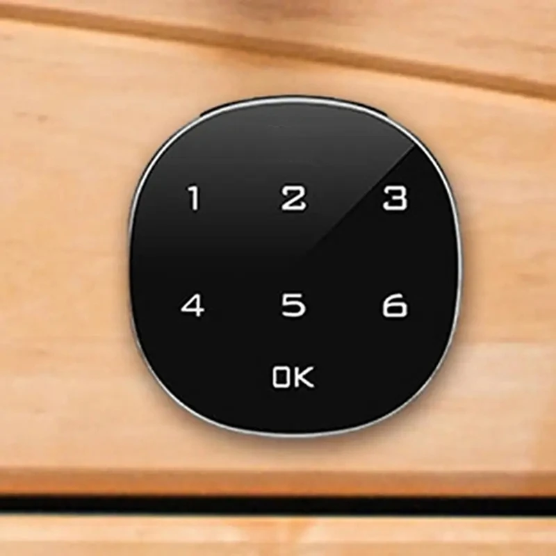 Keyless Cabinet Lock Combination Lock Code-Enabled Smart Cabinet Lock Sensitive Touch Safe Household Cabinet Password