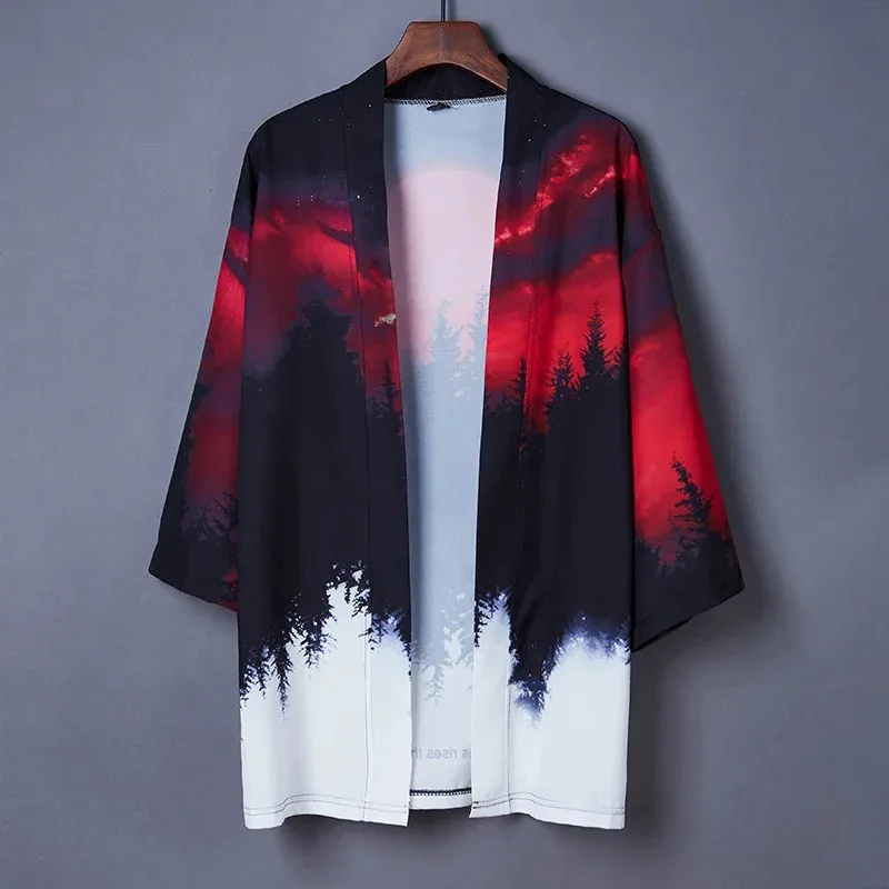 Anime Cosplay Japanische Strickjacke Asiatische Yukata Frauen Harajuku Tops Japanischen Traditionellen Orient Ethnische Kimono Männliche Samurai Cos 72th