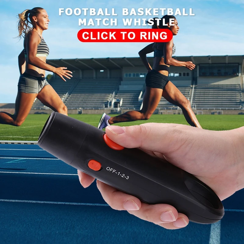 Practical Electronic Electric Whistle Referee Tones Outdoor Survival Football Basketball Game Cheerleading Whistle