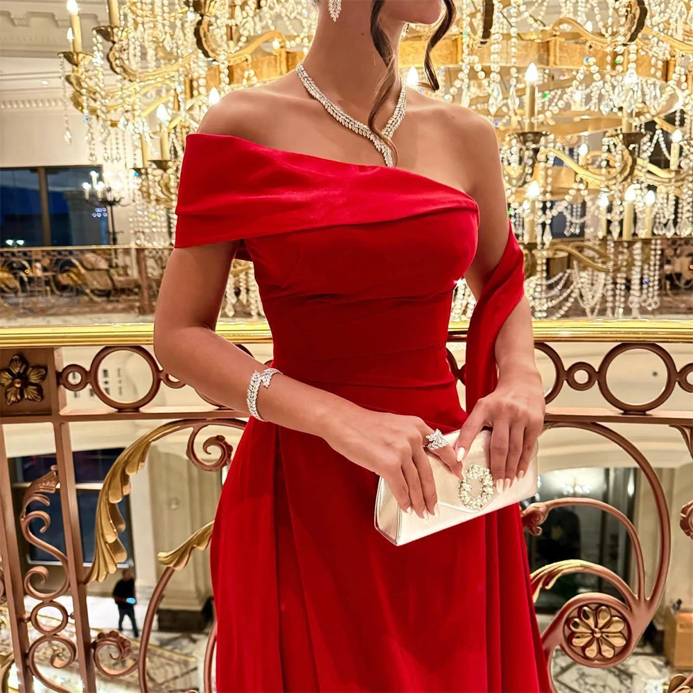 Customized Elegant One-shoulder  Sheath Cocktail Celebrity Fold Draped S Prom Dresses платье женское	 vestidos de ocasión formal