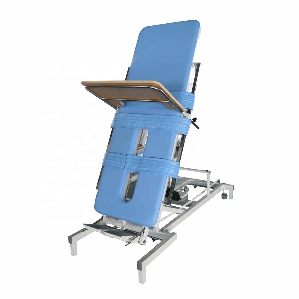 

Electric Rehabilitation training bed Physiotherapy Hospital Standing Up Electric Tilt Bed