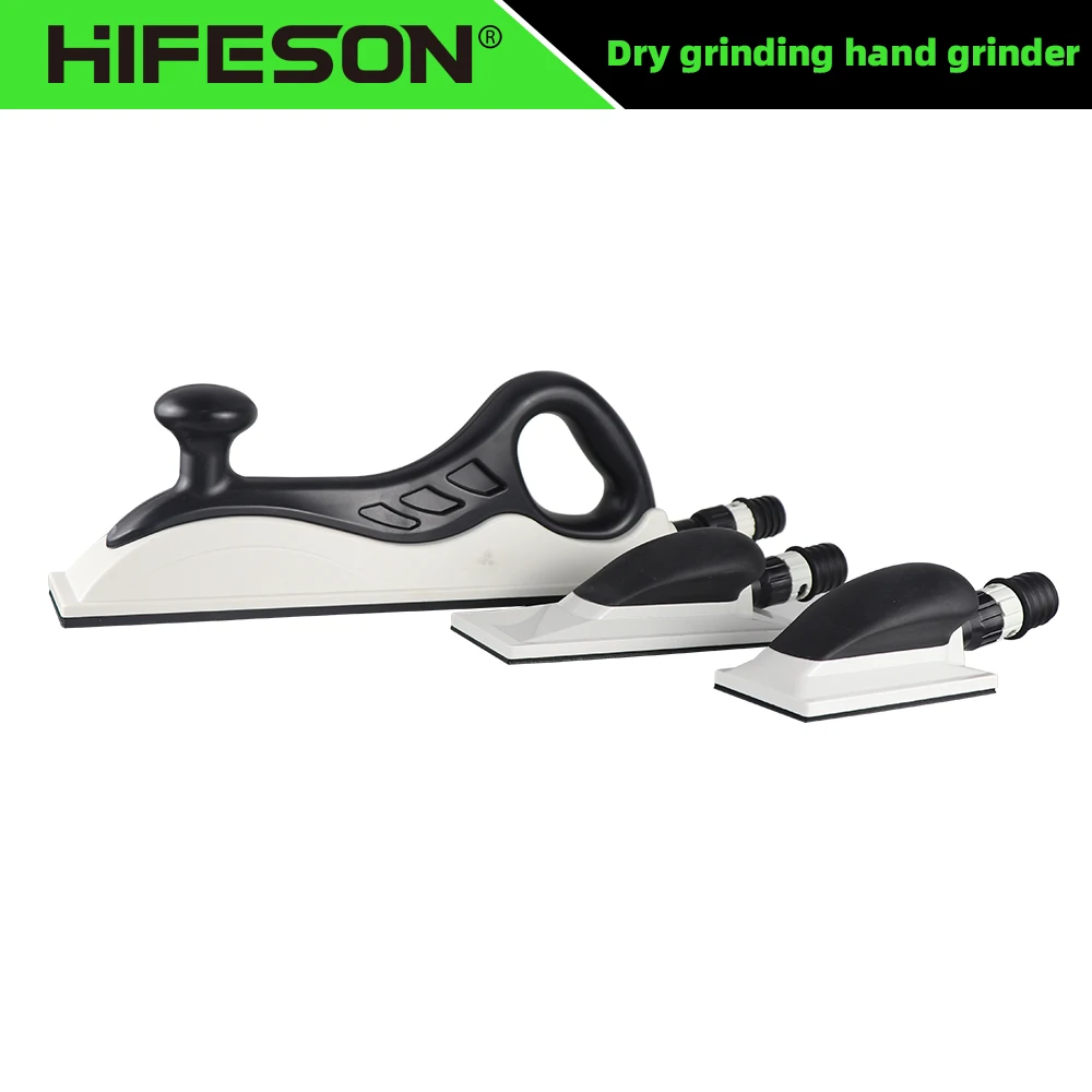 5 "8" 16" サンディングブロック ABS プラスチック集塵サンドペーパーホルダーフックループサンディングパッド研磨用