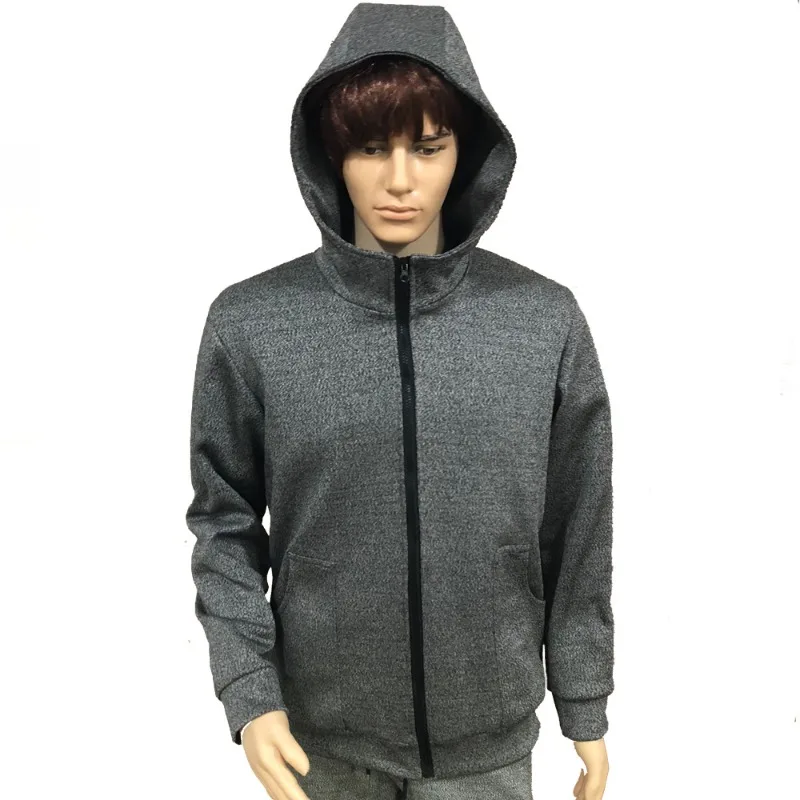 New anti-cut clothes with hats Level 5 anti-cut double-sided knitting, outdoor, glass  clothing, special for security