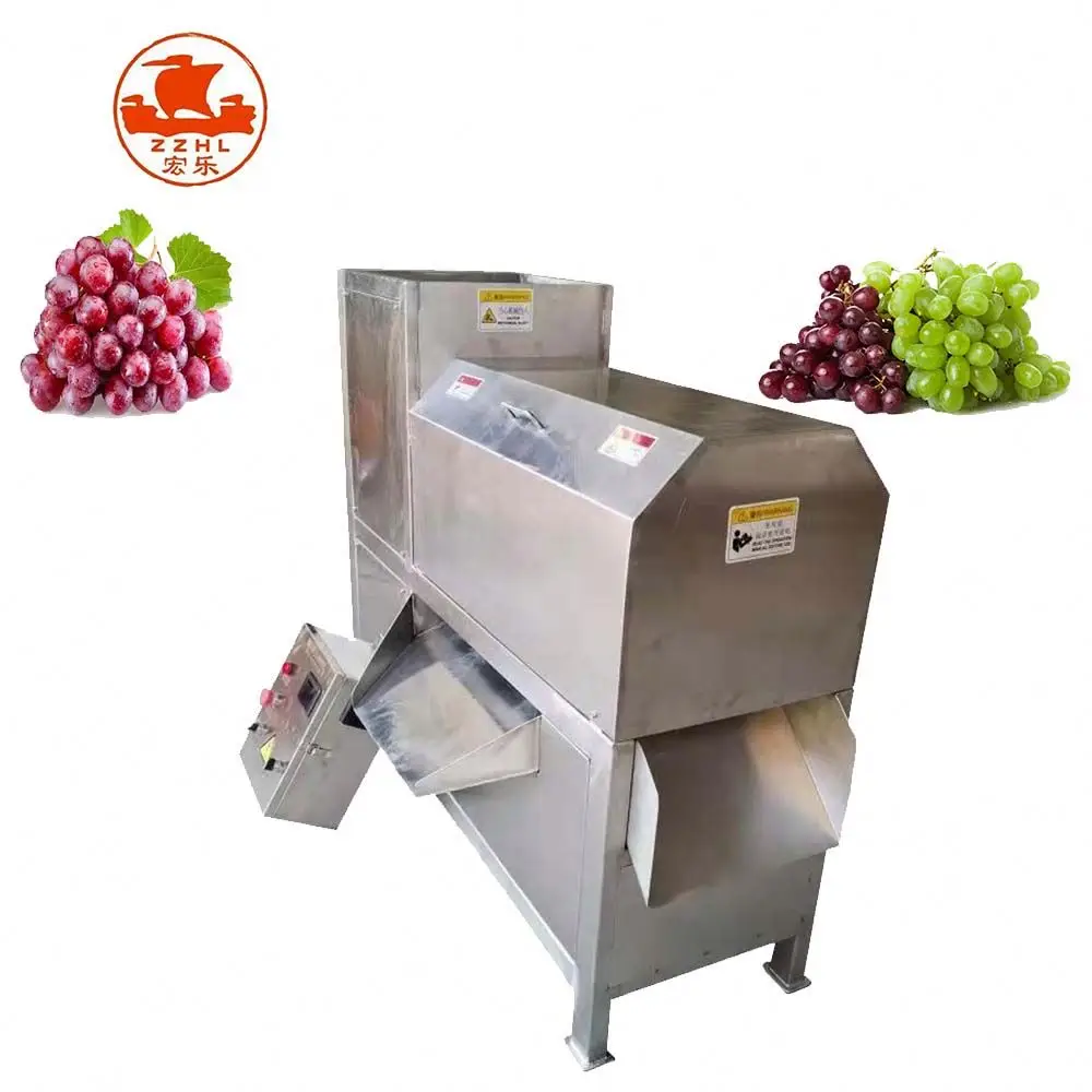 Grape Seed Remover Removing Machine Industrial Grape Crusher Machine Automatic Grape Crusher Machine