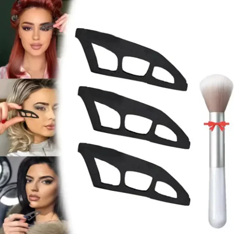 1-50PCs Female Eye Shadow Tool Multi-function Quick Eye Makeup Template Universal Eye Shadow Makeup Tool Suitable For Beginners