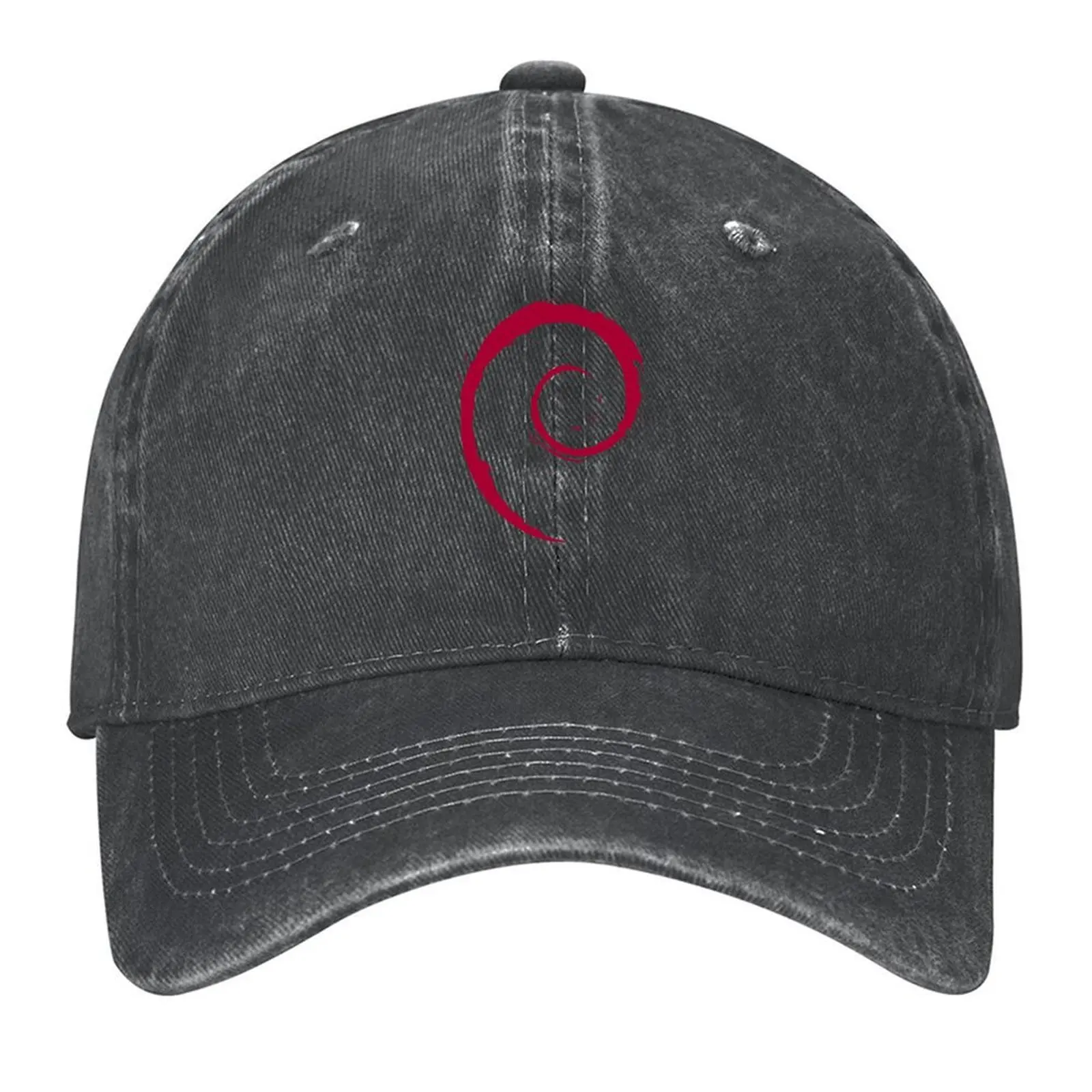 

debian logo Baseball Cap Hat Luxury Brand fun hats Funny hats Anime Male Women's