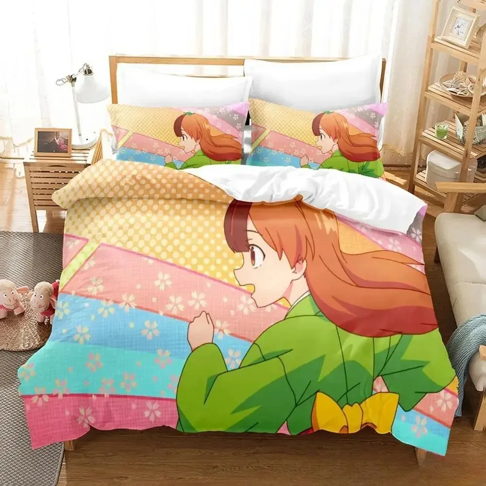 New 3d Print Anime My Master Has No Tail Bedding Set Bedroom Soft Modern Bedspreads Comefortable Duvet Cover Quilt Pillowcase