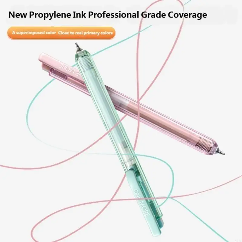 

Retractable Acrylic Gel Pen 0.8MM For Journaling Sketching Doodling Art Drawing 896C