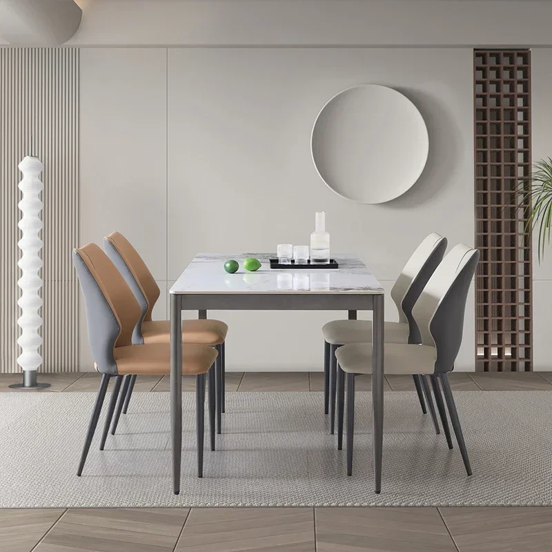 'Modern Home Furniture dinning table set for 4 seater Marble Dining Table Set For Restaurant