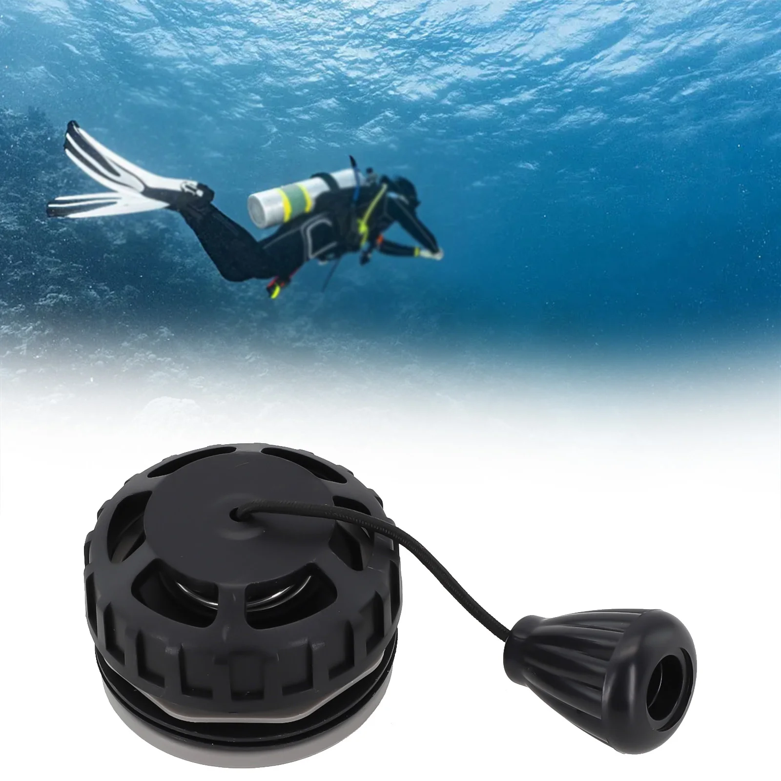 Diving Dump Over Pressure Valve Assembly Accessories Relief Replacement Standard W/string Lanyard 1.2 Inch 2 Inch