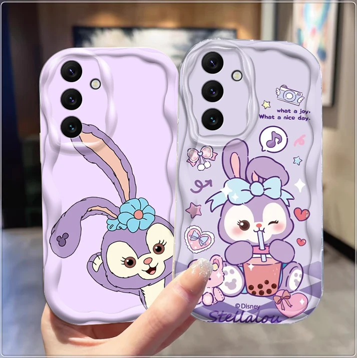 Honey Star Dalu Disney For Samsung A55 A54 A53 A52 A35 A34 A33 A32 A25 A24 A23 A22 A21S A15 A13 A14 5G Wave Oil TPU Phone Case