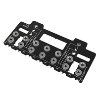 Sturdy Cabinet Handle Pitch Punch Locator Hardware Jig Kit Woodworking Drawer Door Jig Drill Guide DIY Mounting Tool B