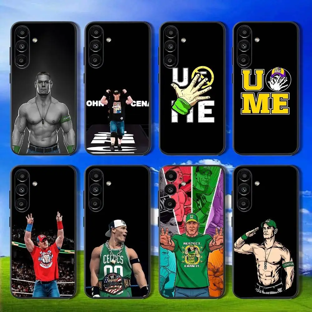 

J-John C-Cena Phone Case For Samsung Galaxy A13,A21s,A22,A31,A32,A52,A53,A71,A80,Soft Black Shell