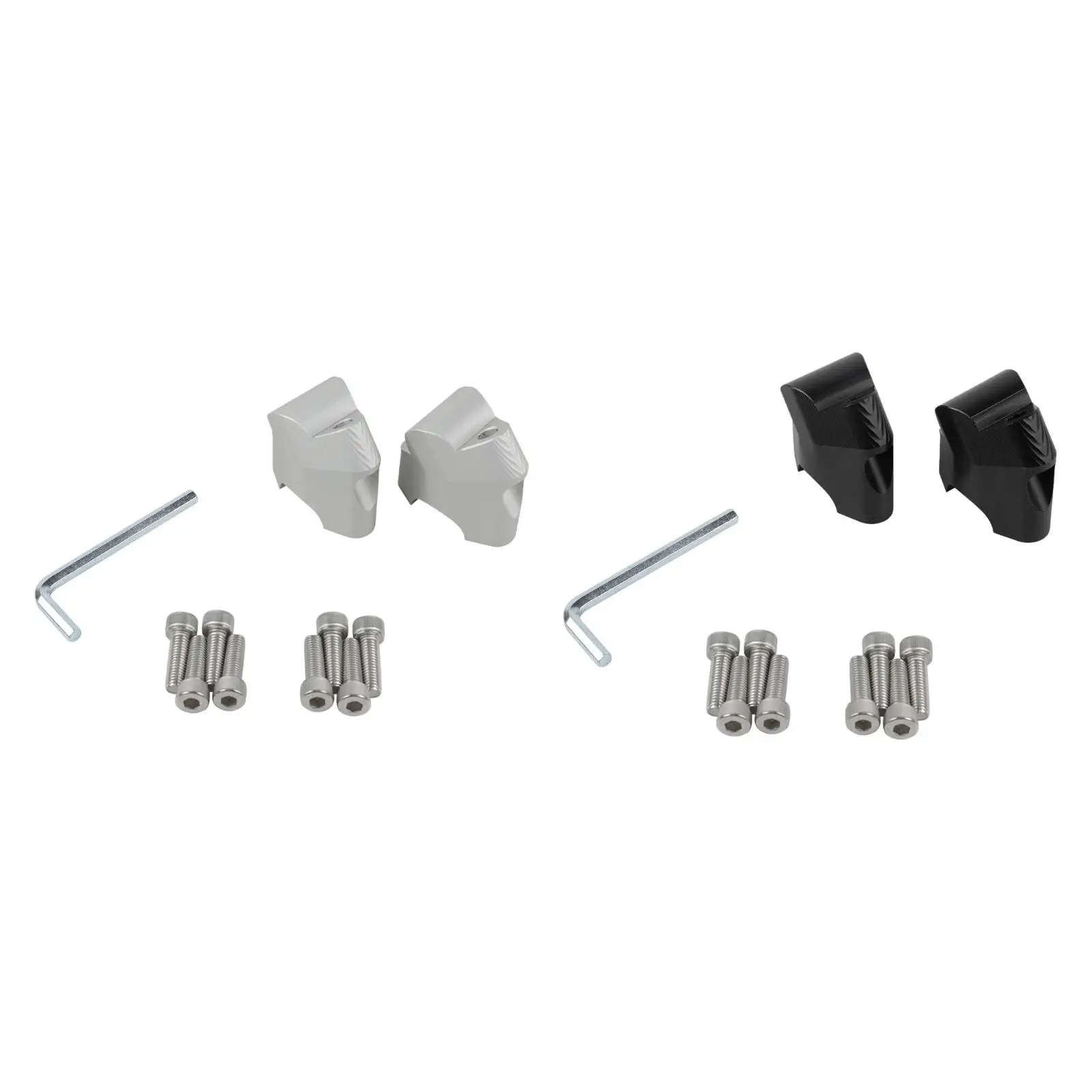 

Motorcycle Handlebar Riser Heightening Parts Lightweight Easily Install High Performance Height Increase Extension Clamp