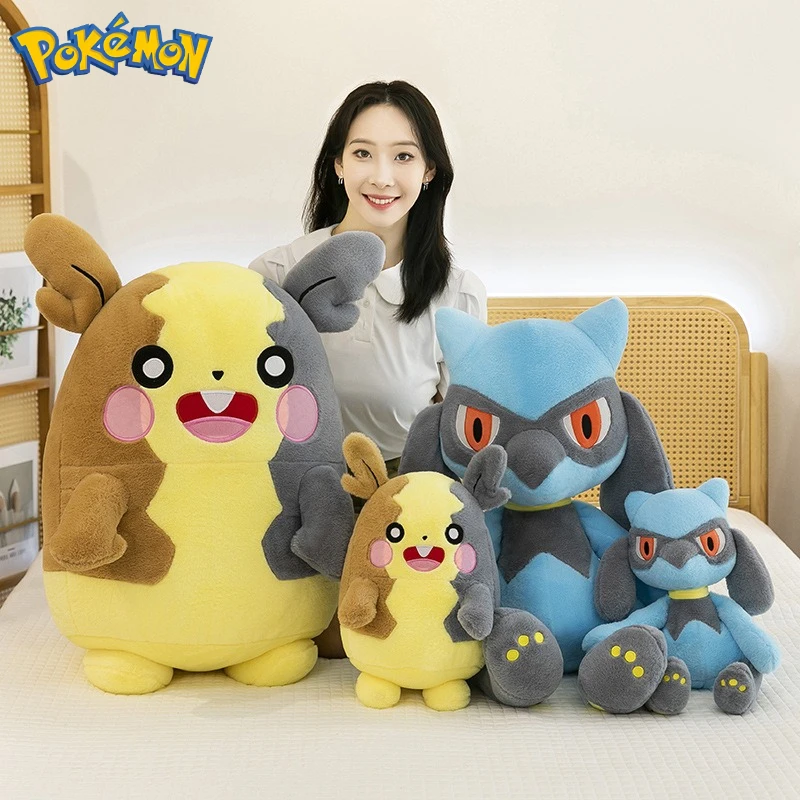 40/60/80 CENTIMETRI di Grandi Dimensioni Pokemon Peluche Morpeko Lucario Peluche Cartoon Anime Kawaii Farcito Confortevole Bambola Morbida regalo per bambini