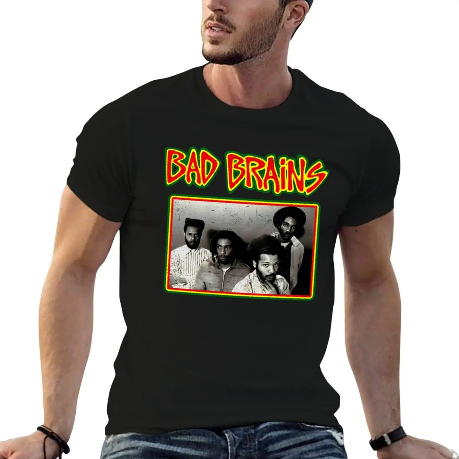 

Bad Brains T-Shirt cotton graphic tees valentines clothes sublime tshirts for men