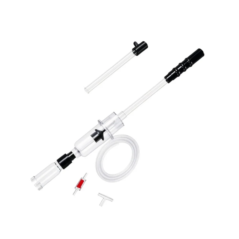 Pneumatic Aquarium For Gravel Cleaner With Strong Suction Independent Waste Collection Tank For Quick Release Design For Fish