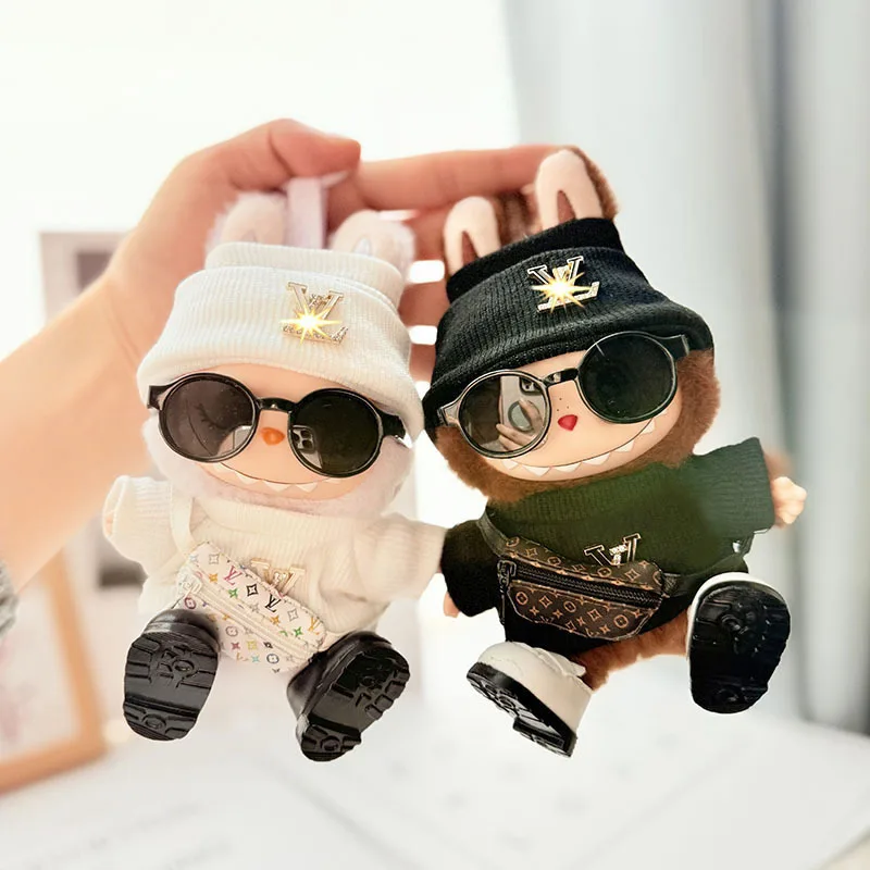 

Только одежда] Одежда Labubu White Gold Noble 17 см Labubu