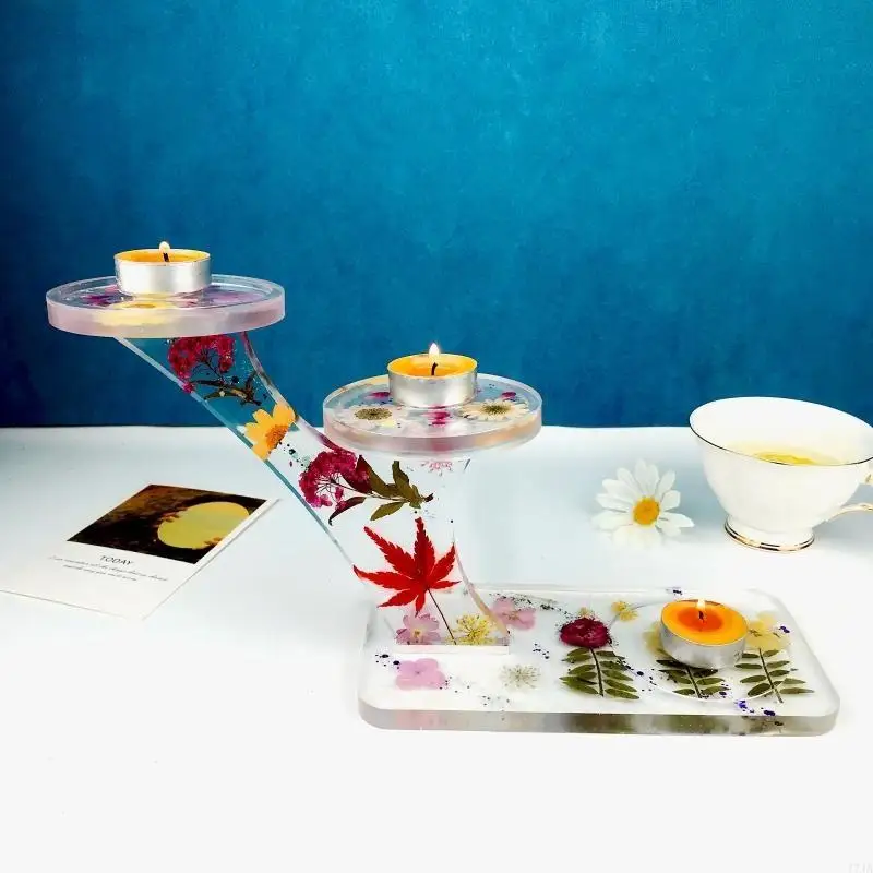 

Diy Holder Stand Flower Pot Storage Rack Decorative Silicone Mold Tree-shaped Plants Pot Bracket Drop Molds Home Decoration