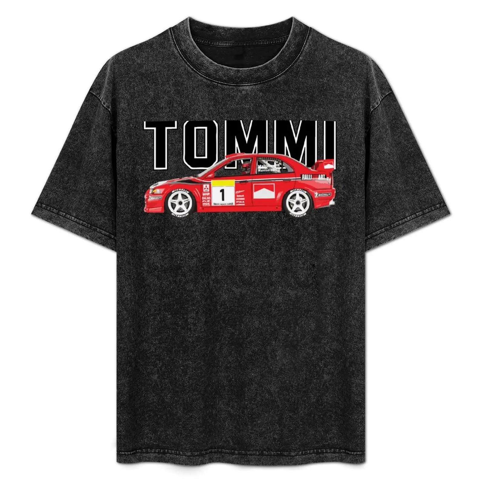 

Evo 6 VI TME WRC RALLIART Mitsubish Evolution Enkei Tommi Mkinen group A T-Shirt Fitness Training Breathable Tee