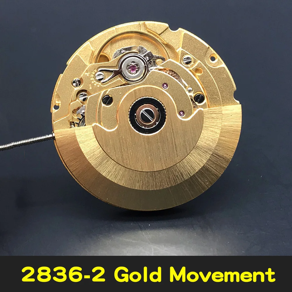 ETA 2836-2 Clone Seagull Automatic Mechanical Movement Day-Date Disc at 3.0 Modification Watch Replacements 2836 Lettering