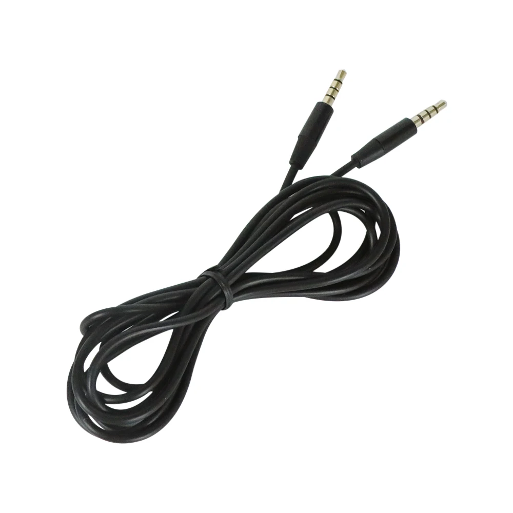 3.5 to 3.5mm Jack Audio Extension Cable Male to Male Stereo Aux 4 Pole Cable Adapter