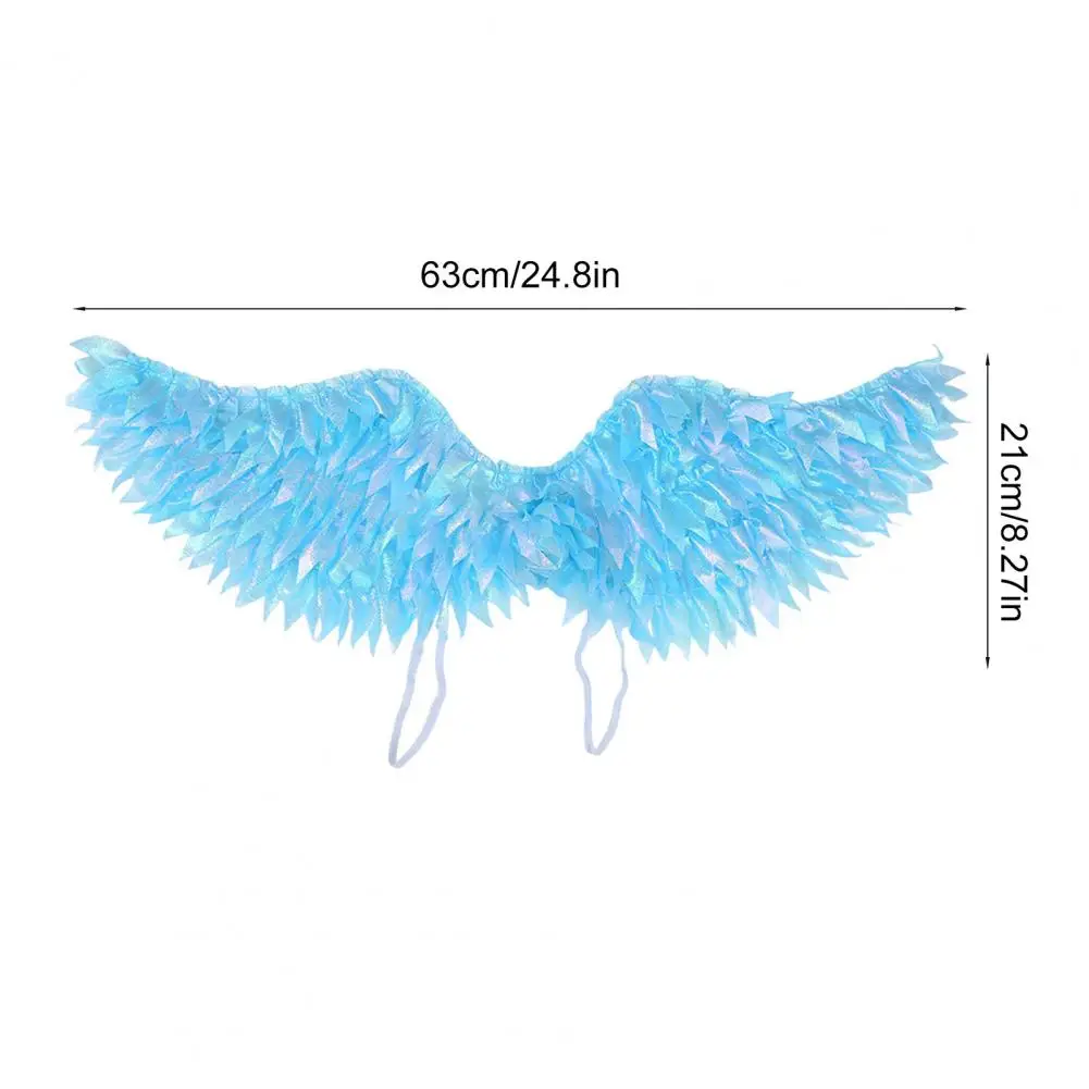 Ailes de plumes lumineuses pour enfants, ailes d'ange, accessoire de Costume, ailes de fée pour spectacle sur scène, pour Cosplay, concours de noël