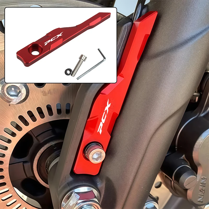 Motorradzubehör Schutz vor Vorderrädern für HONDA PCX160 PCX125 PCX150 PCX 125 150 2021-2026 ABS-Sensorabdeckung Schutz