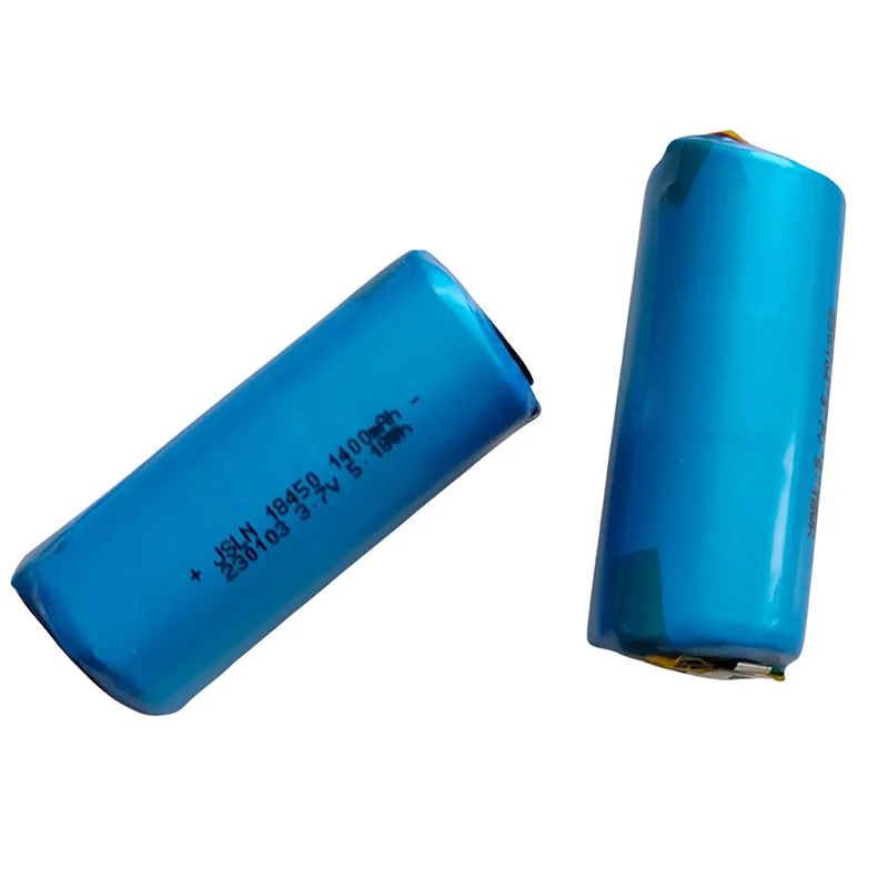 

18450 1350mAh High Rate 3A Cylindrical Polymer Lithium Electricity Battery For E-cig