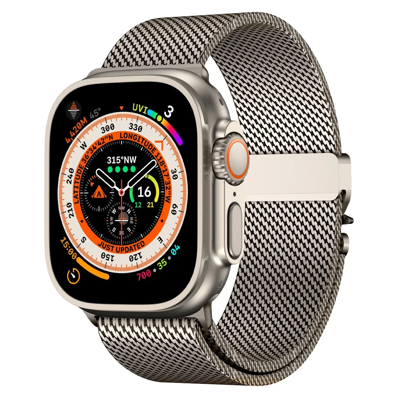 Milanese Strap for Apple Watch Band Ultra 49mm 46mm 45mm 44mm 42mm 41mm 40mm Solo Loop Bracelet Iwatch Series 10 9 8 7 6 SE 5 4