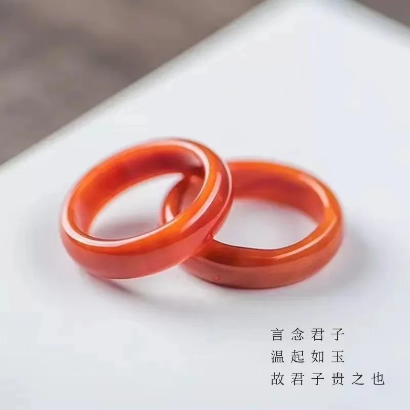 Pure Natural Liang Shan of Sichuan Province Nanjiang Carnelian Bracelet