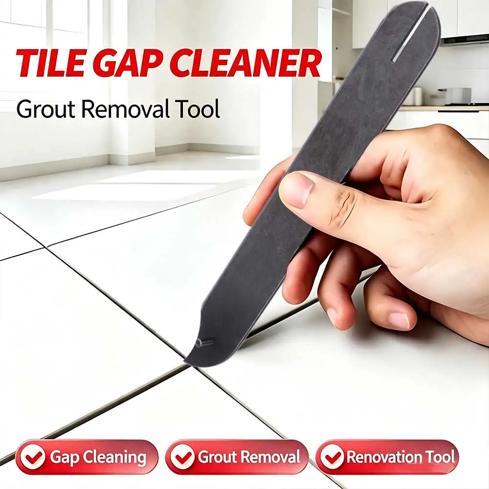 Wall Floor Joint Rake Grout Remover Folding Seam Hook Scraper Gap Cleaning Tool Sealant Tool Tungsten Steel Tile Grout Remover