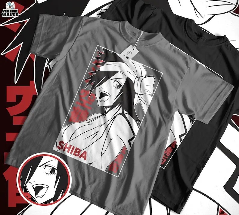 Powerful Unisex T-shirt - Japanese Anime Art, Manga Design, Spirit Theme, Shinigami Graphic, Trendy Apparel, Japan Style