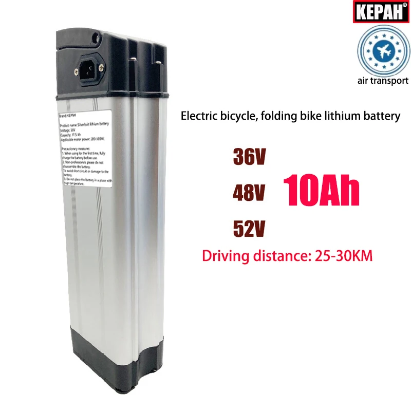 36 В 48 В 52 В Расстояние вождения 25-30 км электрический мотоцикл, складной велосипед, взлет, экспресс-общая литиевая батарея Silver Fish
