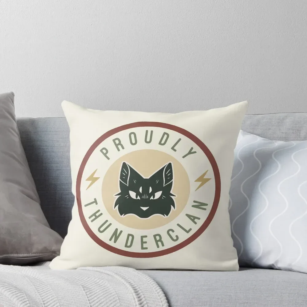 

ThunderClan Pride Throw Pillow Luxury Pillow Cover Sitting Cushion Throw Pillow Covers