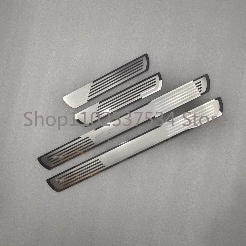 

For Ford Escape 2013-2017 2018 2019 2020 Door Sill Scuff Plate Cover Stickers Threshold Pedal Protectors Car Styling Accessories