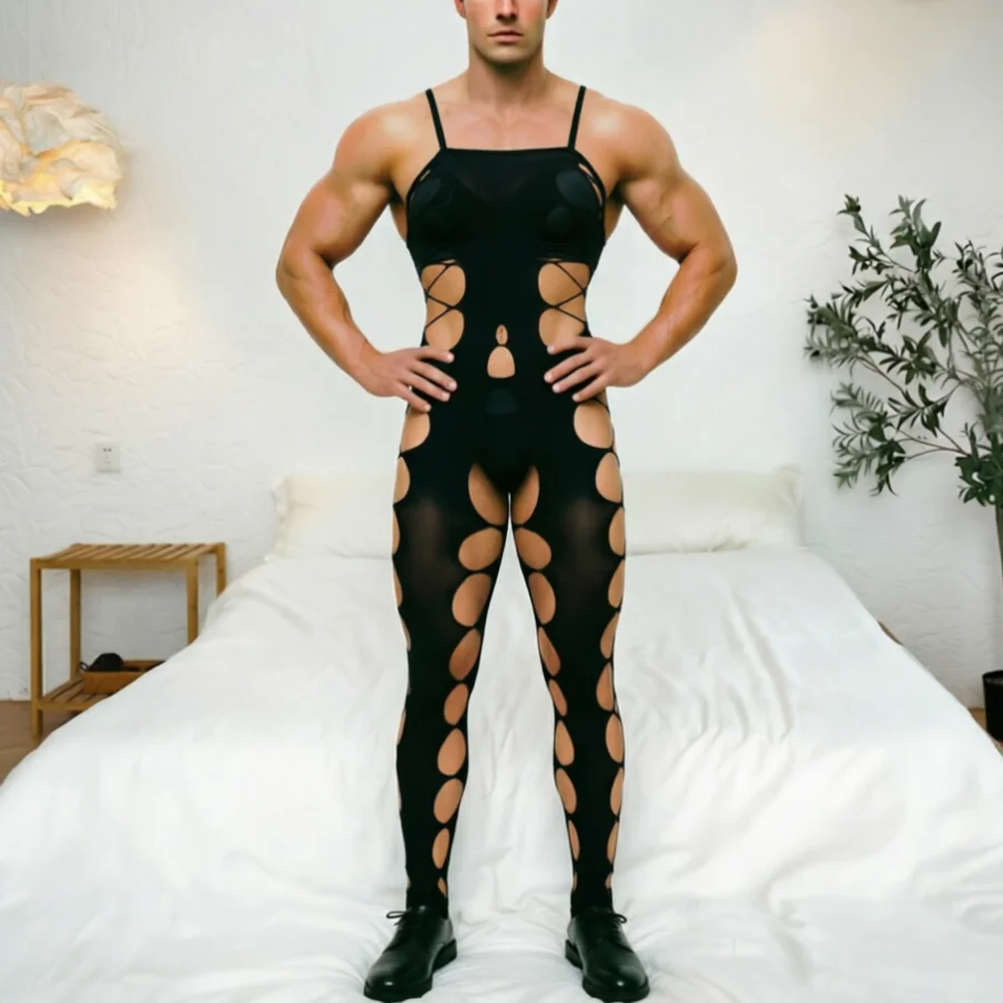2026 Visnet Heren Nachtkleding - Bodystocking Fishnet recensie en prijs