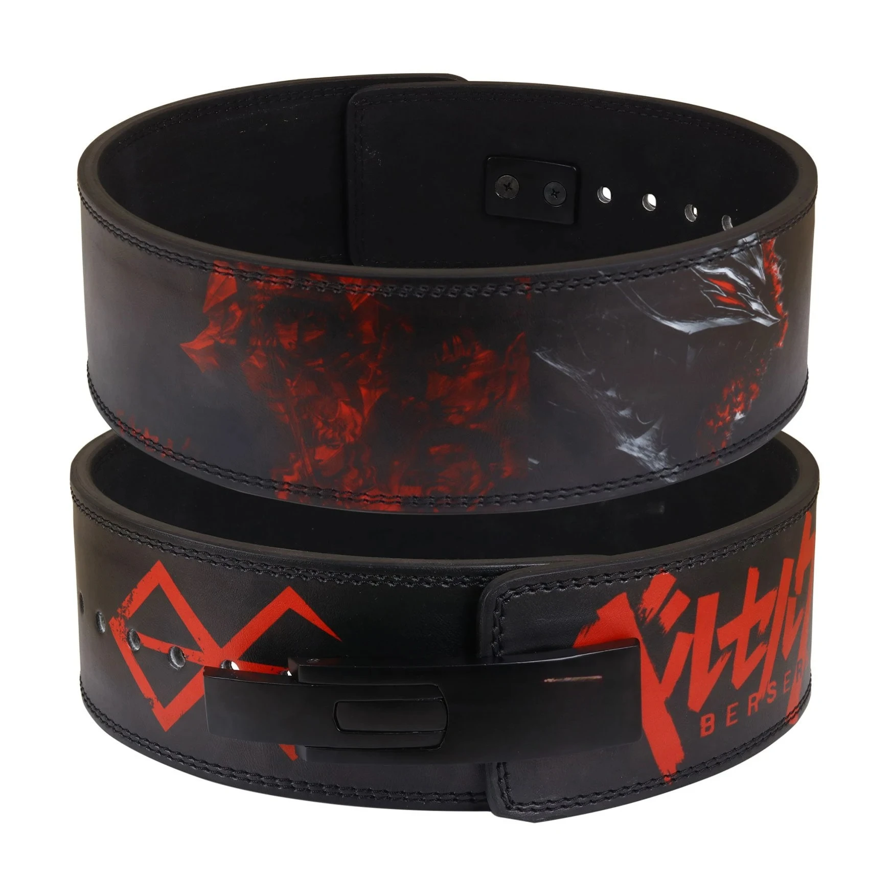 

Anime Printed Powerlifting Lever Belt Gym Workout Deadlifting Training Buckle Leather Waist Protector Fitness Safety Equipment