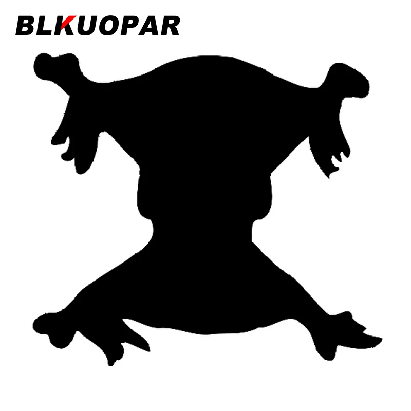 

BLKUOPAR для детей, силуэт воздушного змея, автомобильные наклейки, модные устойчивые к царапинам аниме-наклейки, водонепроницаемые автомобильные этикетки, аксессуары JDM