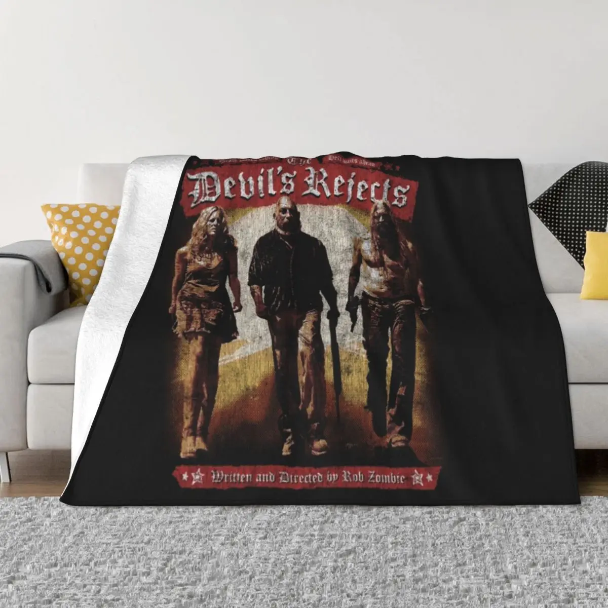 

The Devils Rejects Throw Blanket Blankets For Sofas Soft Big Blanket blankets and throws